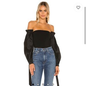 Majorelle Bliss Bodysuit, Black, Small, NWOT Never Worn, from Revolve